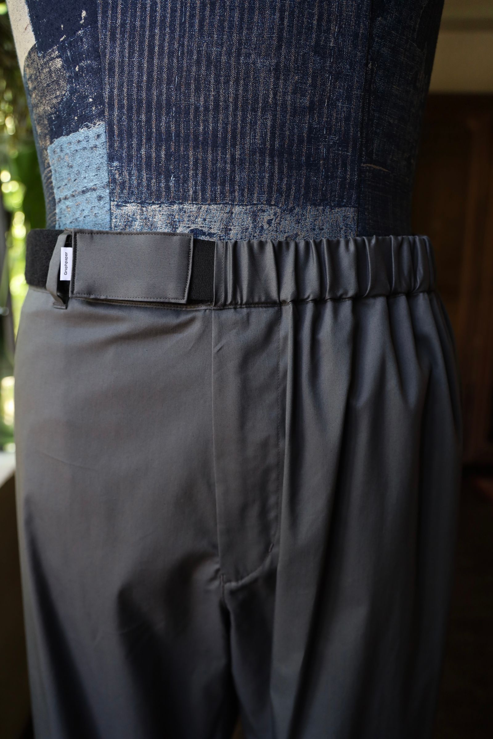 グラフペーパー ソロテックスシェフパンツ Solotex Twill Chef Pants(GRAY)