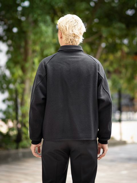 A.PRESSE 新作High Twist Cashmere Melton Coach Jacket