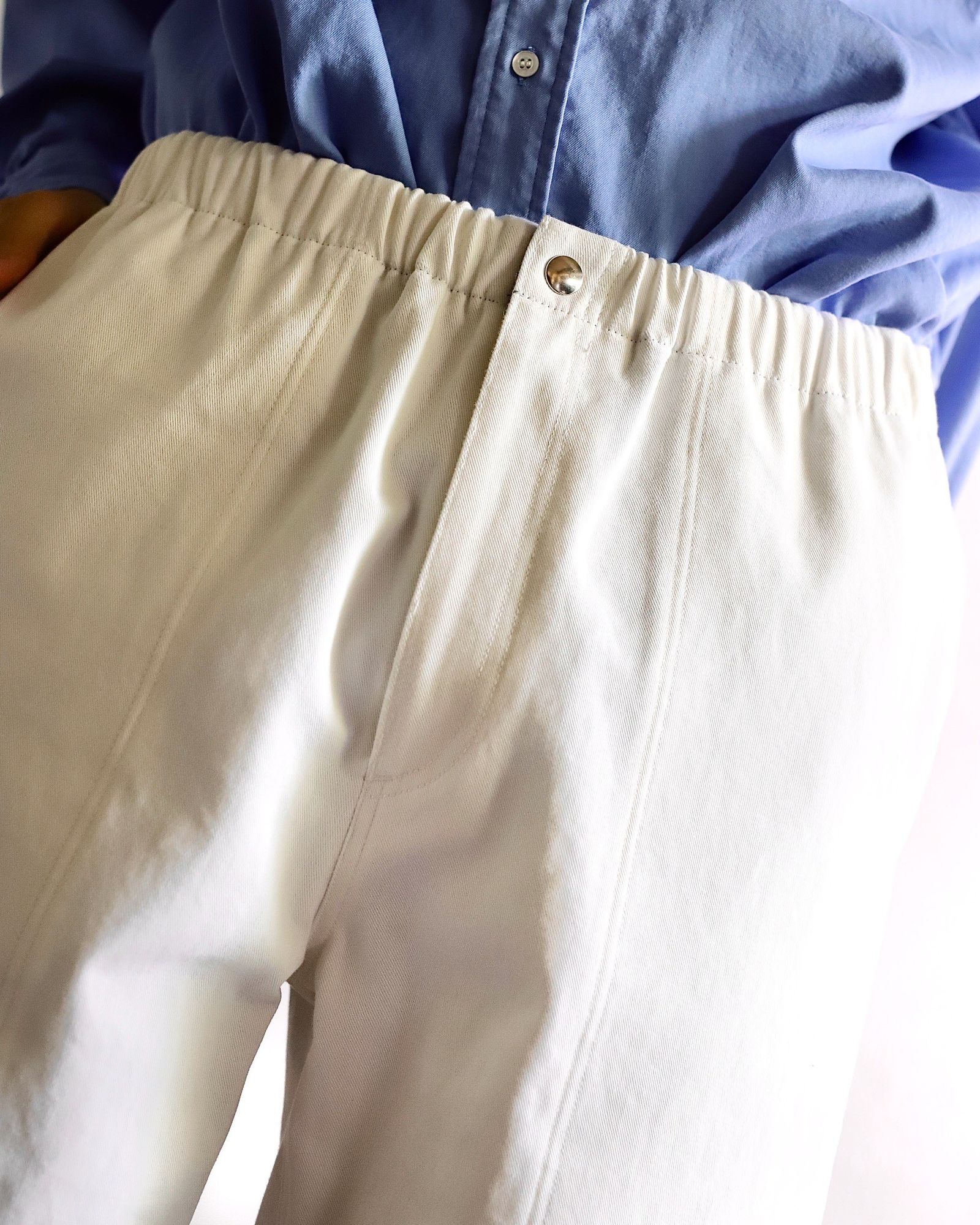 アプレッセ 24SS White Tennis Shorts style 2024.5.24