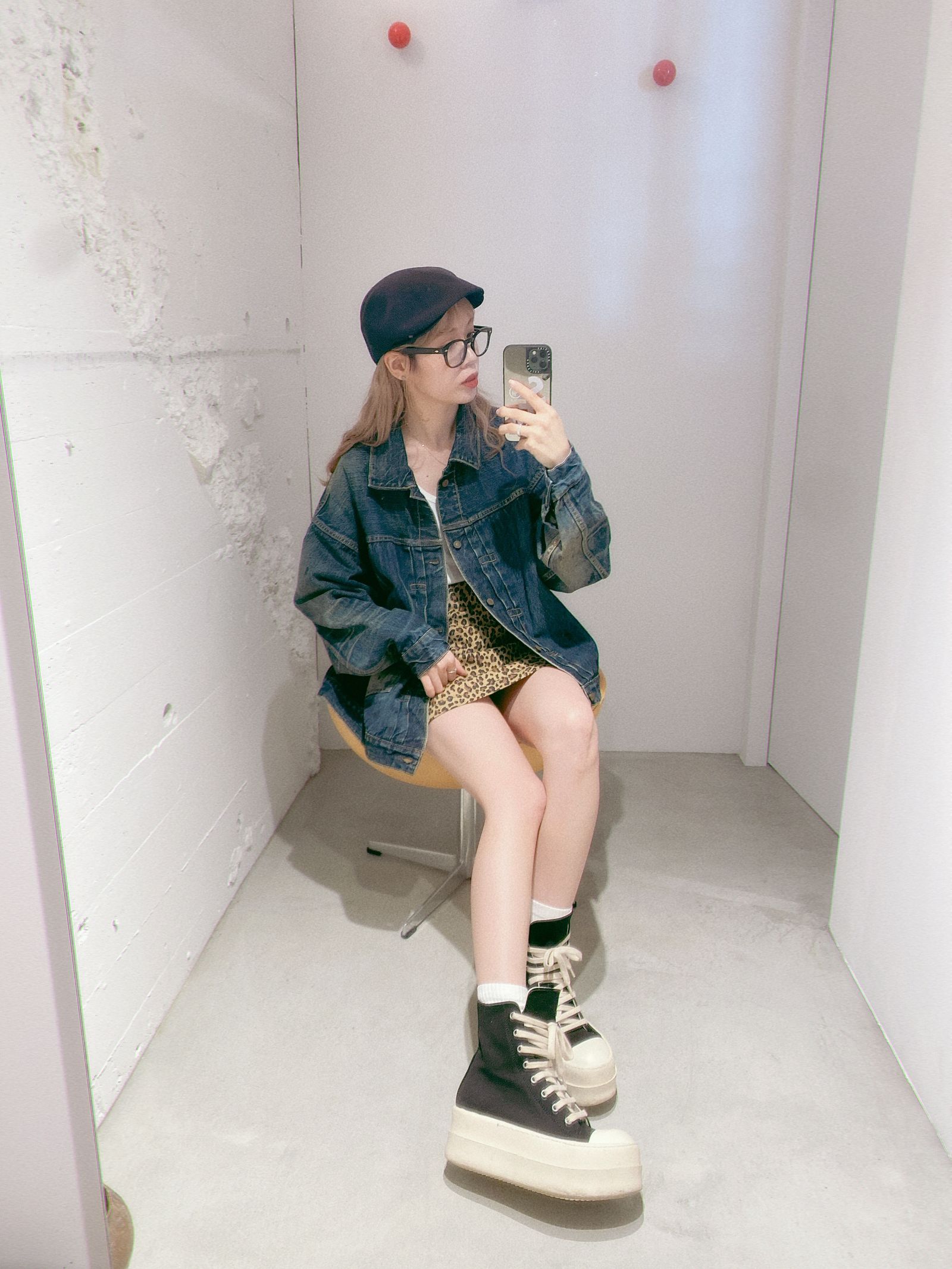 セントマイケル BerBerJinコラボ 新作FIRST DENIM JACKET style