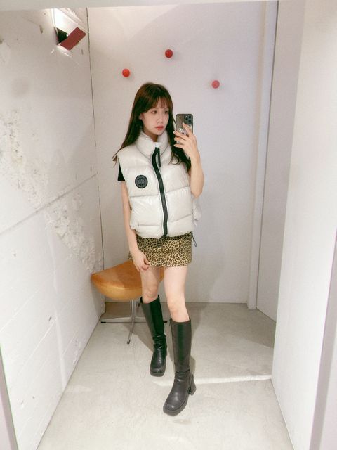 CANADA GOOSE レディース新作Cypress Puffer Vest Black Label style.2024.10.12