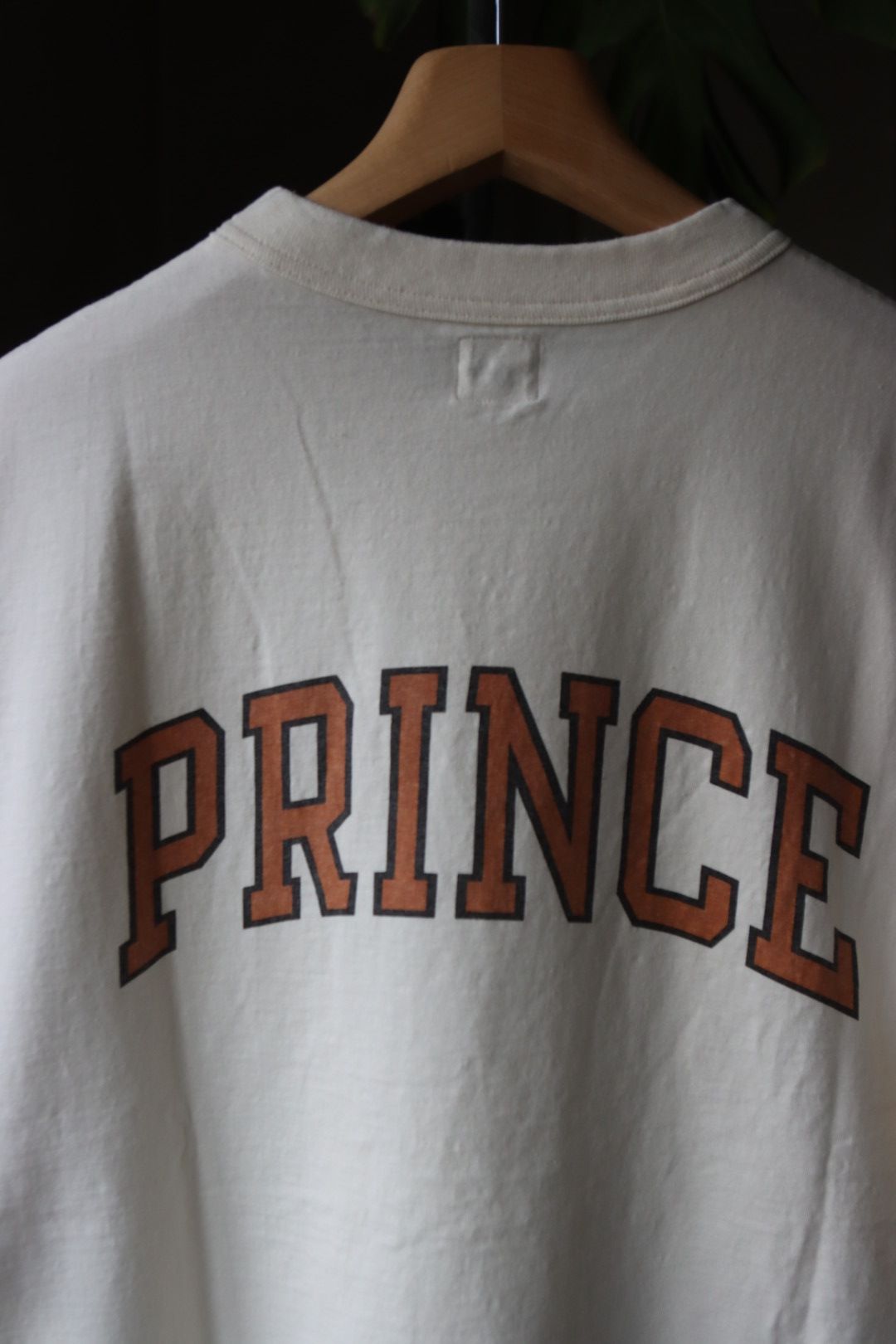 blurhms - ブラームス 23SS Cotton Rayon 88/12 Print Tee #03Ivory 