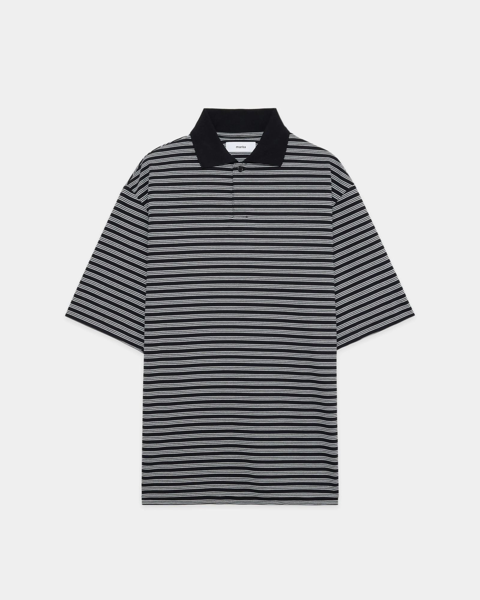 マーカ 26SS  ONE BOTTON TEE S/S(M26A14CS02B)BLACK BORDER☆新作発売！
