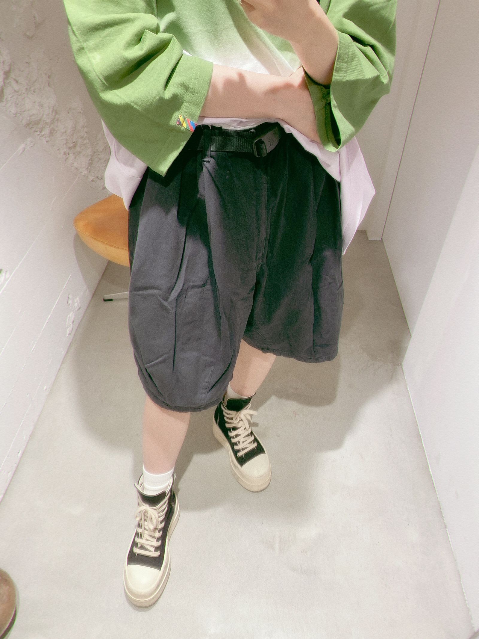 イズネス24SS GRAMICCI for is-ness  BALLOON EZ SHORTS(1006GRAMICCIPT01)BLACK☆4月19日(金)発売！