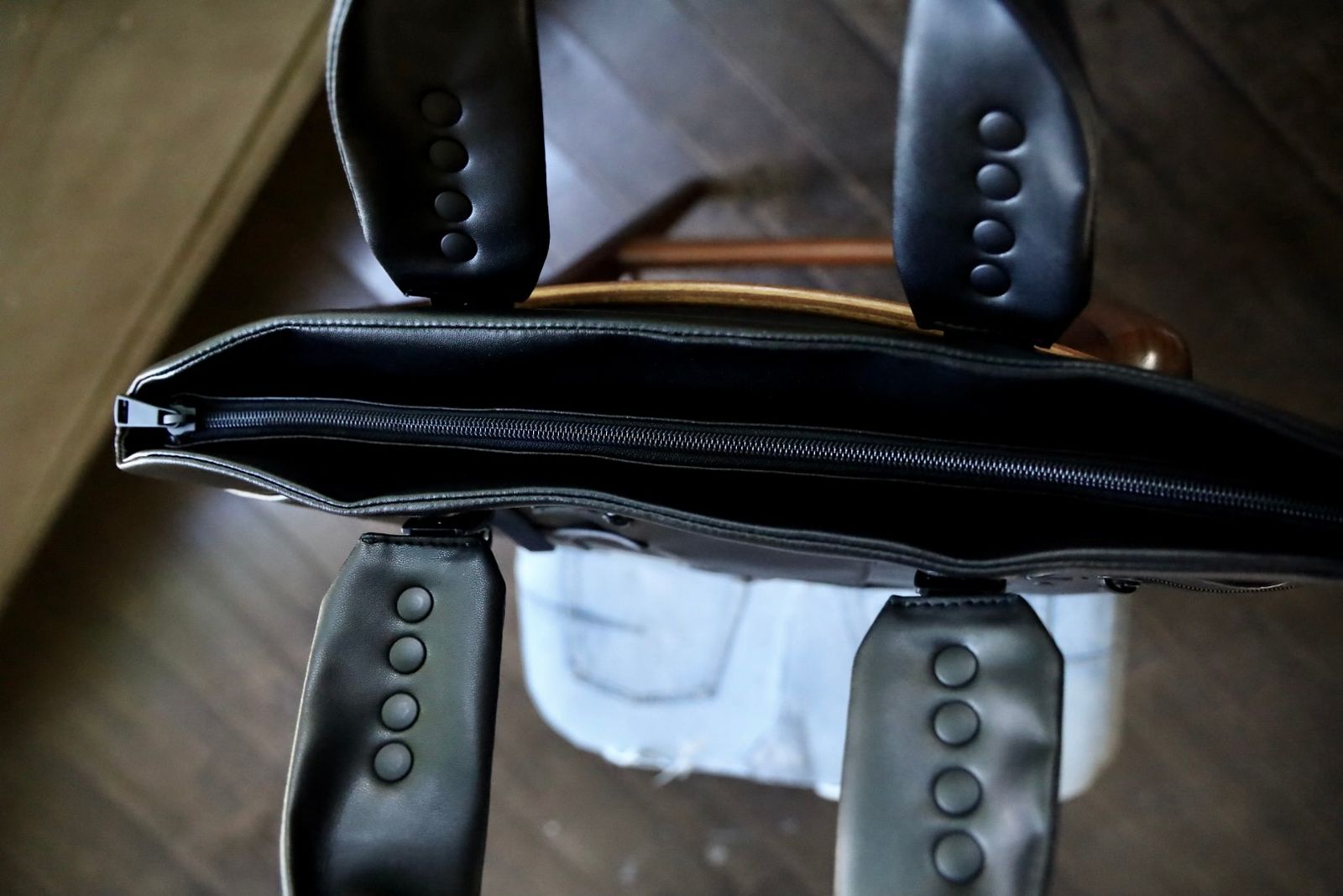 ジュンヤワタナベマン24AW INNERRAUMトートバッグ(WN-K201-051)BLACK
