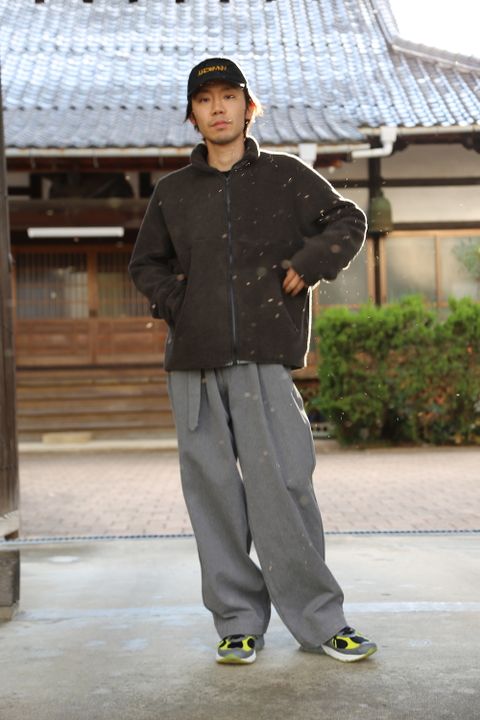 Graphpaper Wool Boa Zip-Up Blouson Style.2020.10.19.