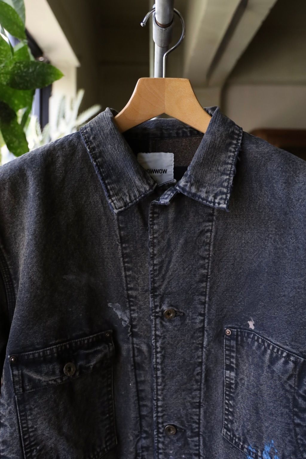 BOW WOW 25FWバウワウ  カバーオールDUCK COVERALL BLANKET LINER AGED(BW252-DCBL) AGED BLACK