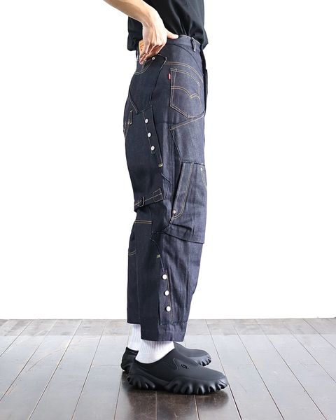 ジュンヤワタナベマン Levi'sダブルネームカスタムデニムパンツ style 2024.4.5