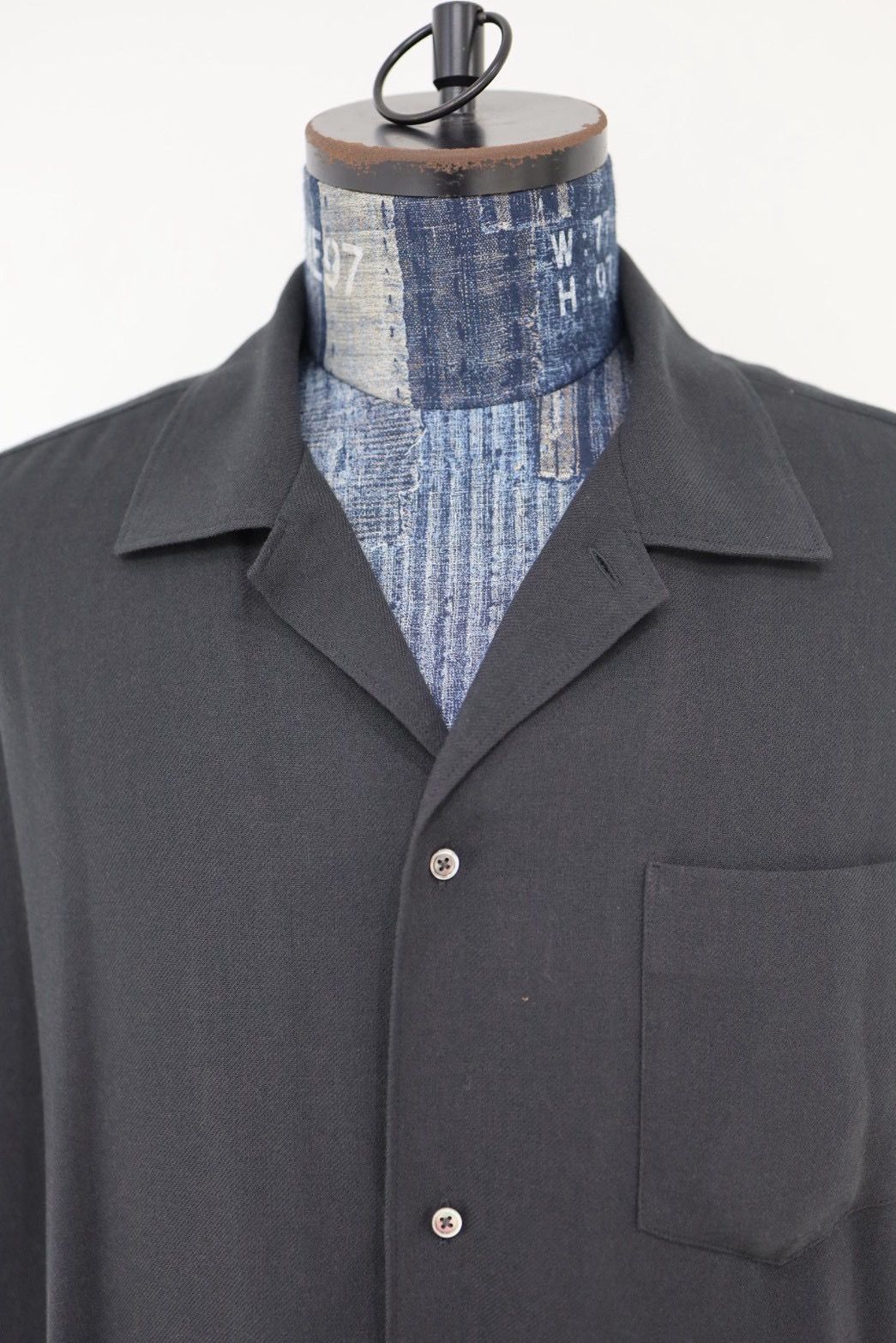 グラフペーパー 26SS Viscose Viyella S/S Sleeping Shirt(GM261-50457)CHARCOAL☆3月14日(土)発売！