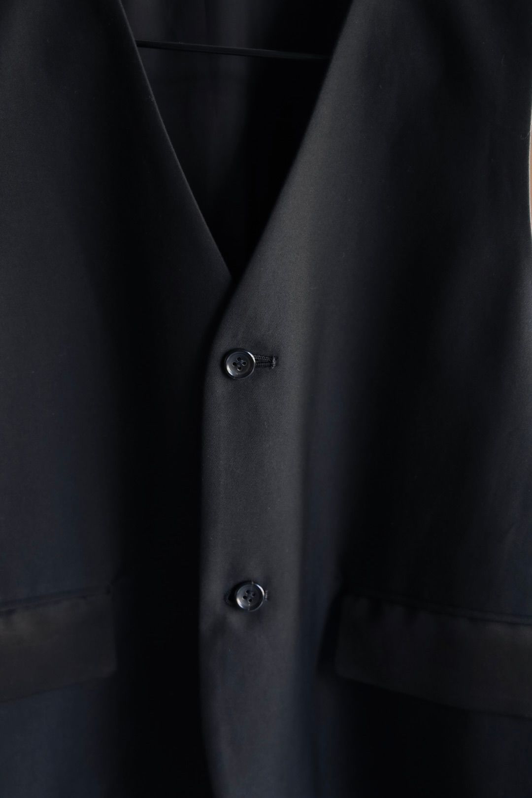 Graphpaper 25AW Women's Cotton Cupro Back Satin Gilet(GL253-30346)BLACK☆9月6日(土)発売！