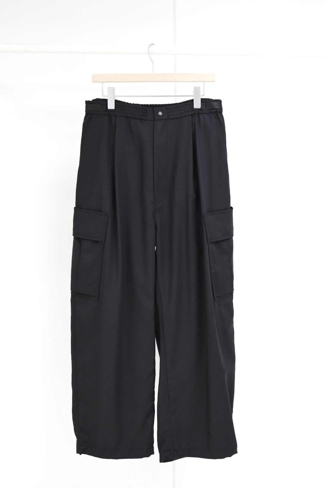 プロダクトトゥエルブ SS26 P12 Techno Wool Utility Pants(26SS-PPT01B)BLACK