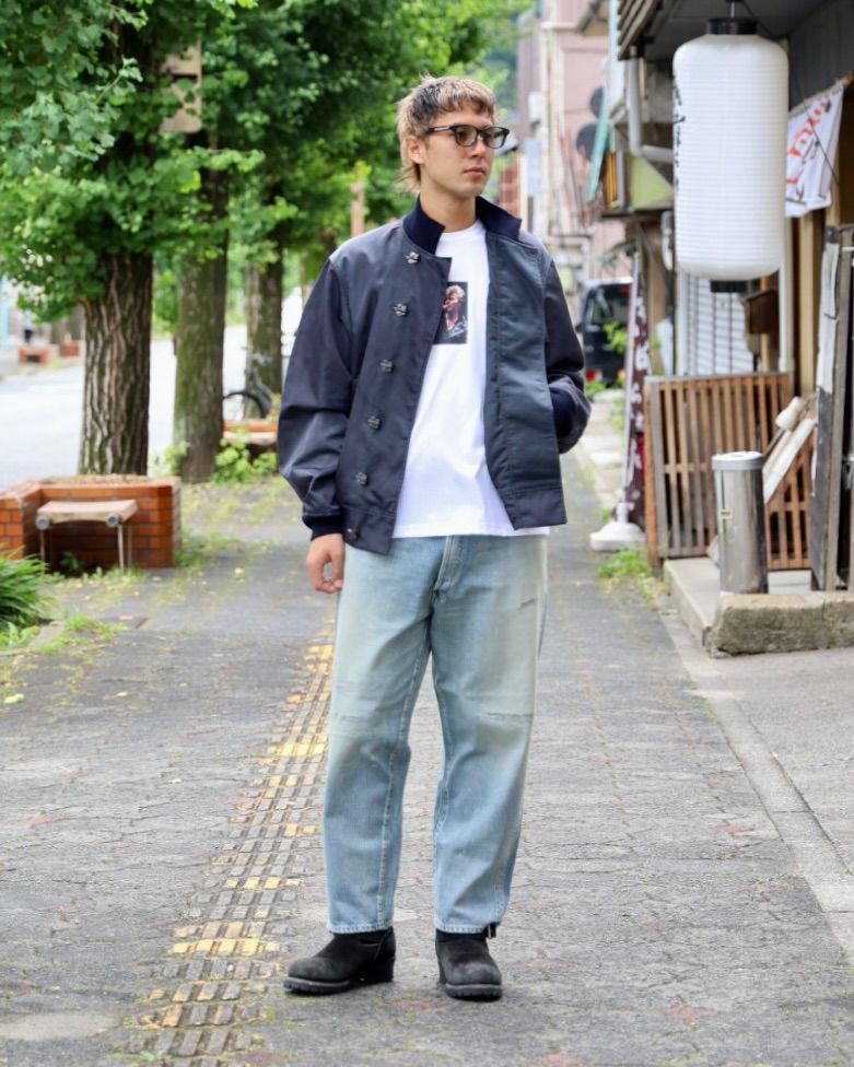 eYe JUNYA WATANABE MAN New Manual Wネーム ナイロンツイル転写プリントジャケット PICKUP STYLE