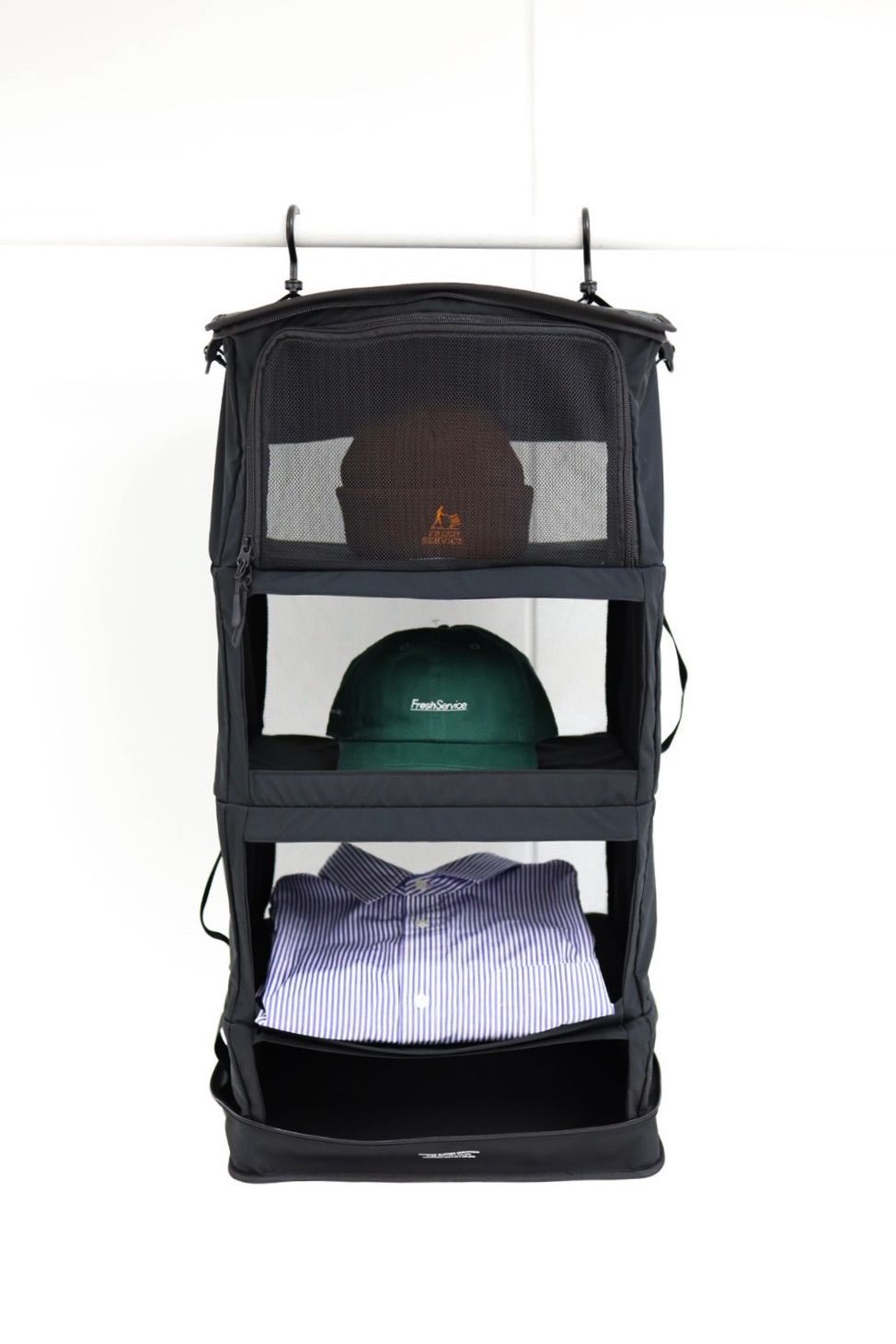 フレッシュサービス HANGING CLOTHES ORGANIZER(FSP253-90068)BLACK