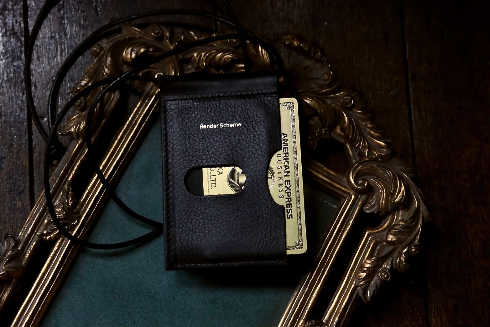 Hender Scheme - エンダースキーマ 財布 hang wallet(nc-rc-hwl)black 