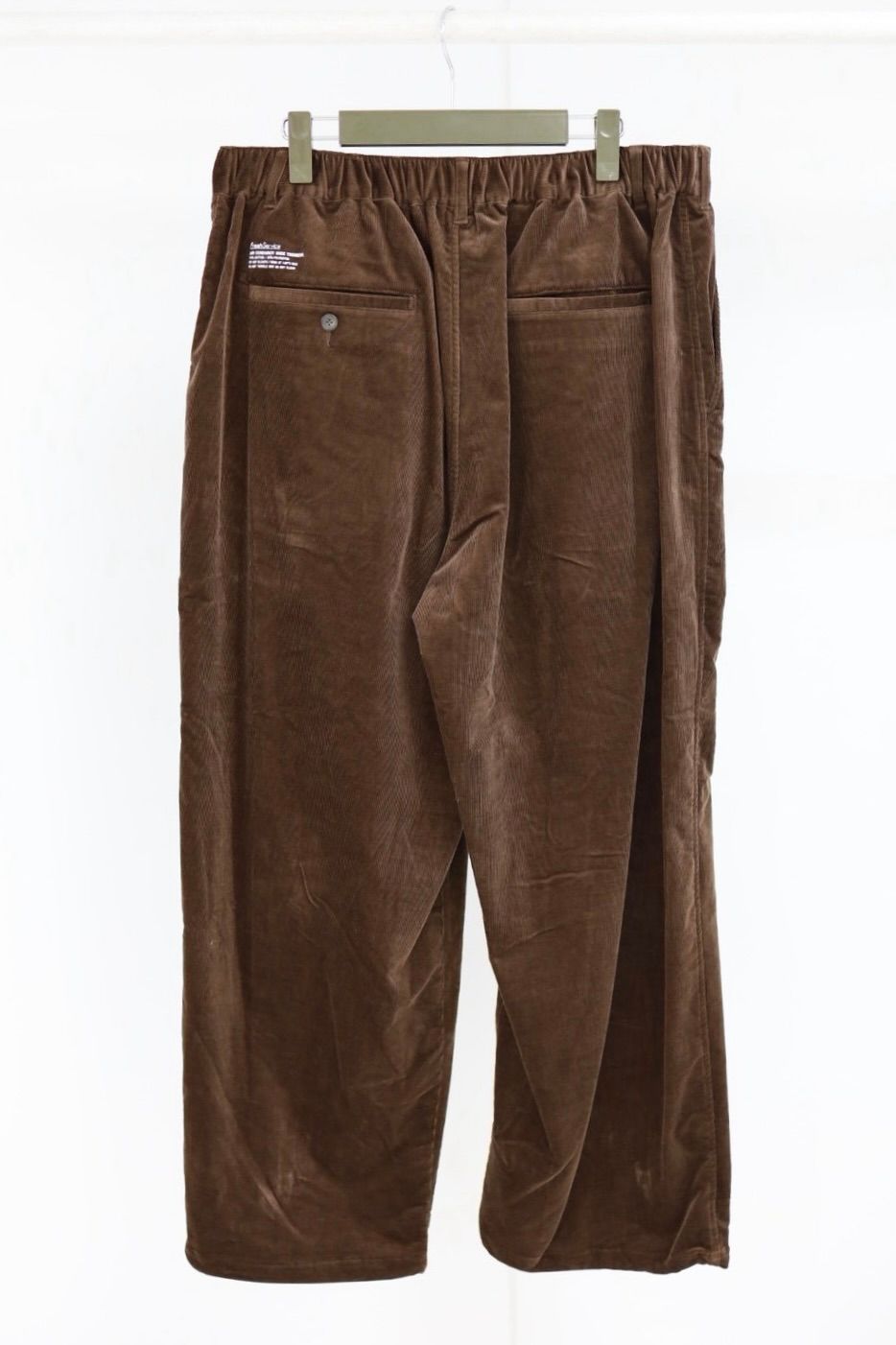 フレッシュサービス 26AW AIR CORDUROY WIDE TROUSERS(FSC263-40087)BROWN☆10月3日(土)発売！