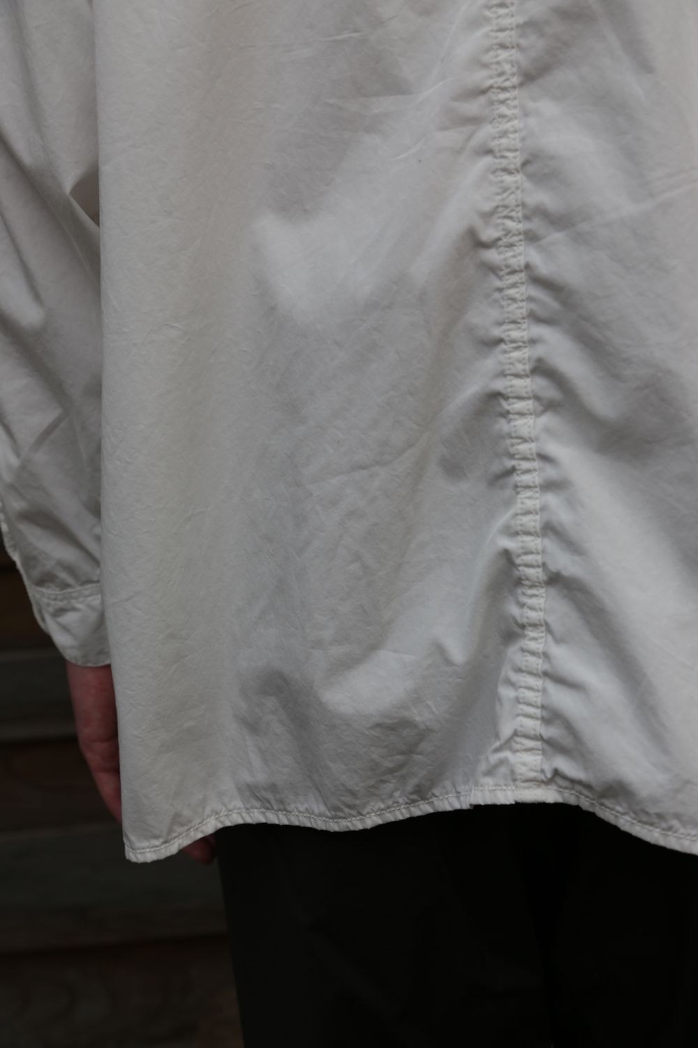 Garment Dyed Poplin Umbrella Yoke Shirt(GM211-50032) style.2021.2.20.