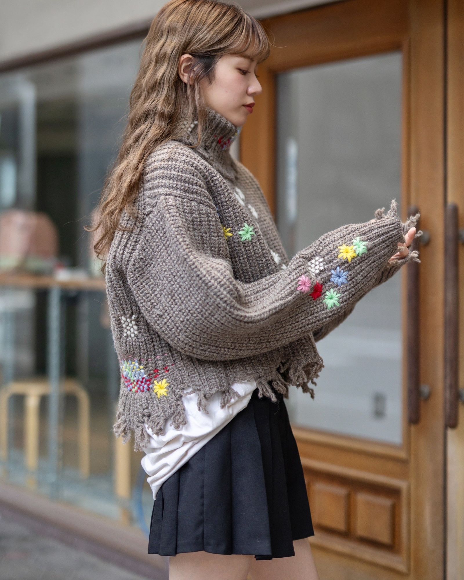 doublet 24FW 新作DARNING CUT OFF KNIT PULLOVER style.2024.8.9 | 5162 | mark