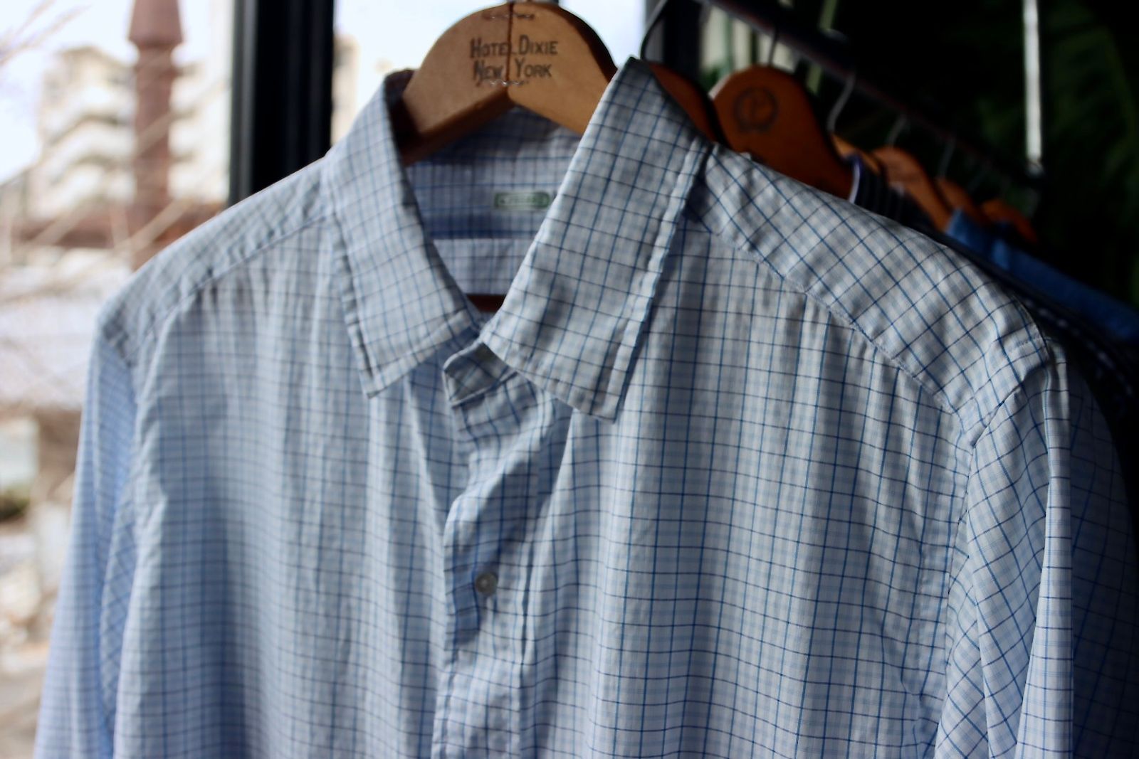 A.PRESSE - アプレッセ23SS Regular Collar Shirt (23SAP-02-04H)SAX