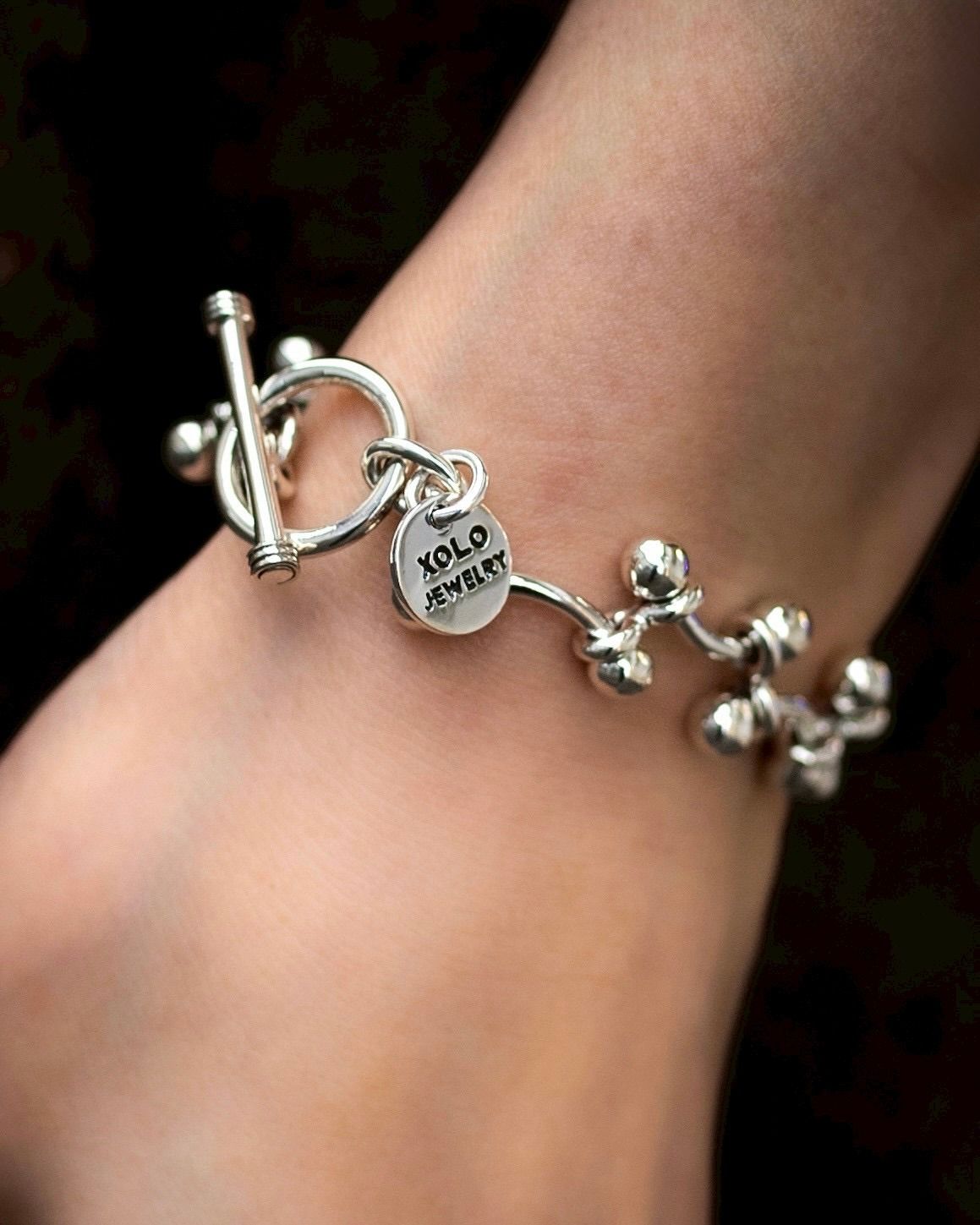 XOLO JEWELRY ブレスレット / Single DNA Link Bracelet -14mm- (XOB086)SILVER925