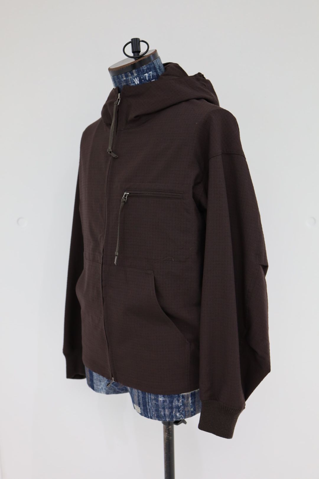 プロダクトトゥエルブ SS26 High Count Wool Ripstop Jacket (26SS-PBL03)BROWN