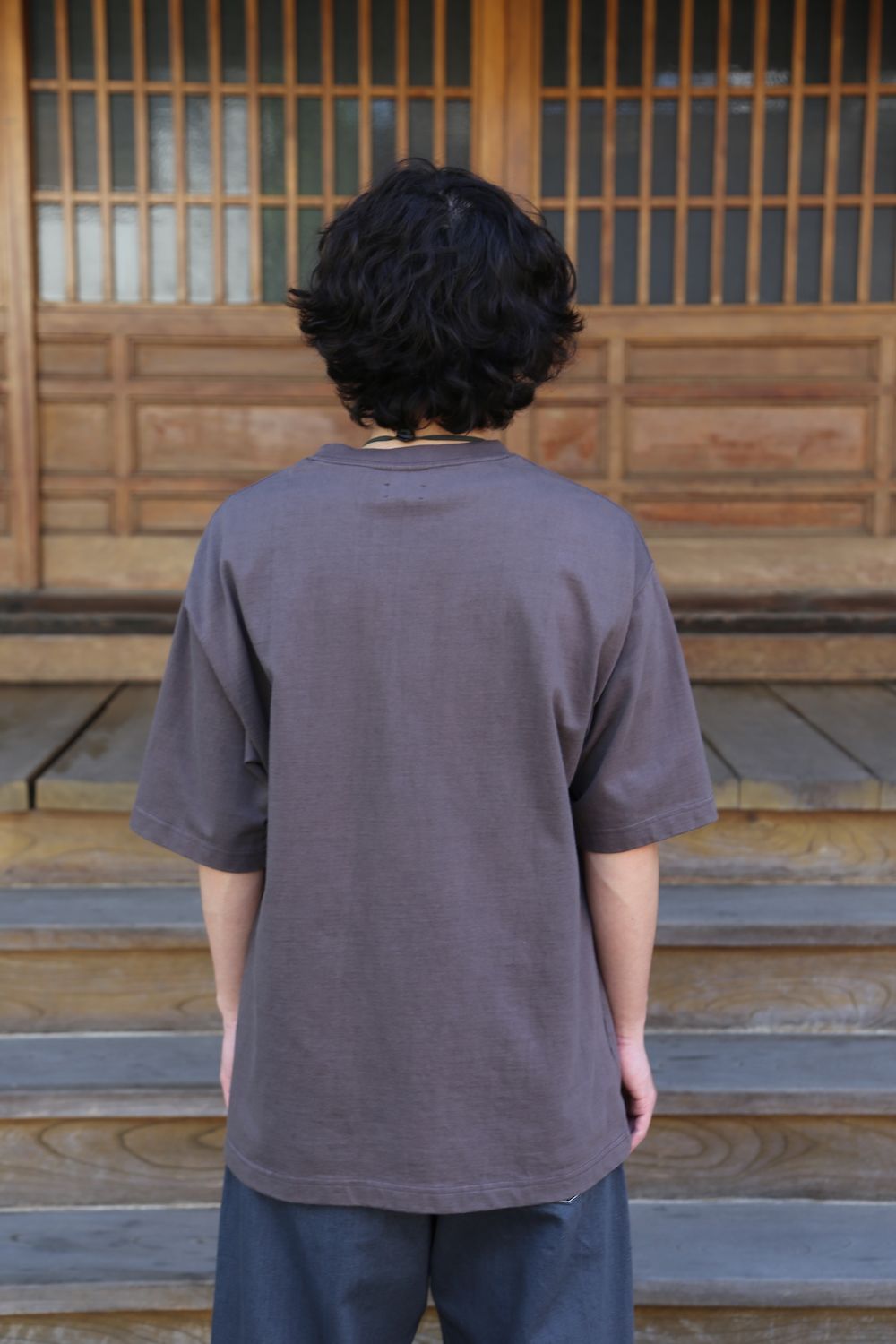 CIOTA スビンコットン10/-度詰め 吊り天竺ポケット付き半袖Tシャツ(CSLM-106M) style. 2021.05.30.
