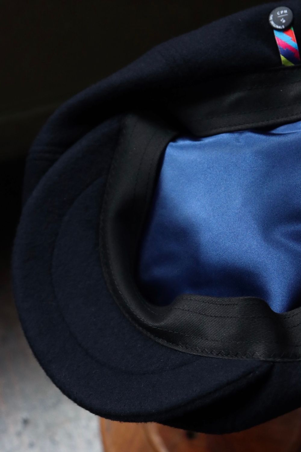 イズネス 22AW WOOL CASQUETTE is-ness×CPH (1004ACHAT01)NAVY