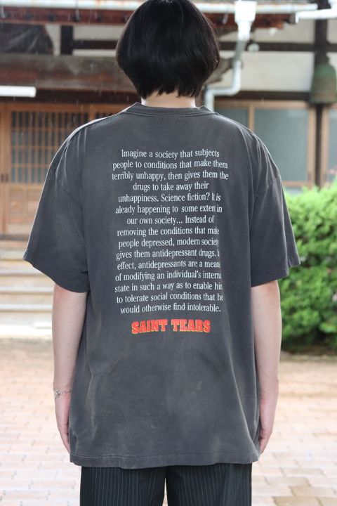 ©SAINT M×××××× DENIM TEARS PURPLELP F TEE style.2022.4.26