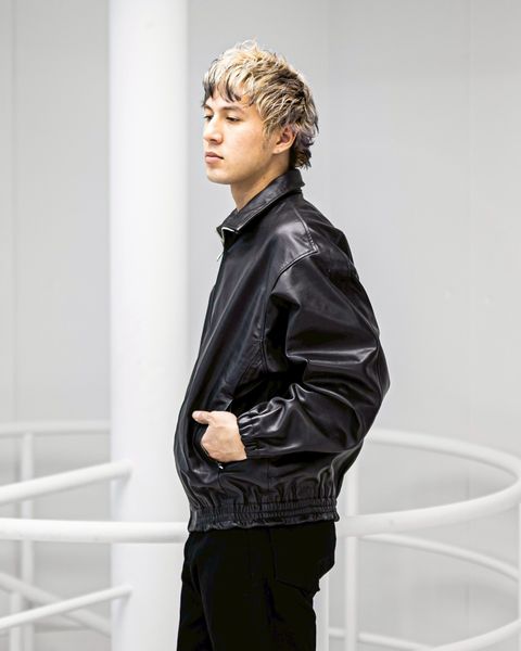 YOKE Carf Leather Truck Jacket (BLACK)1月24(土)新作発売！
