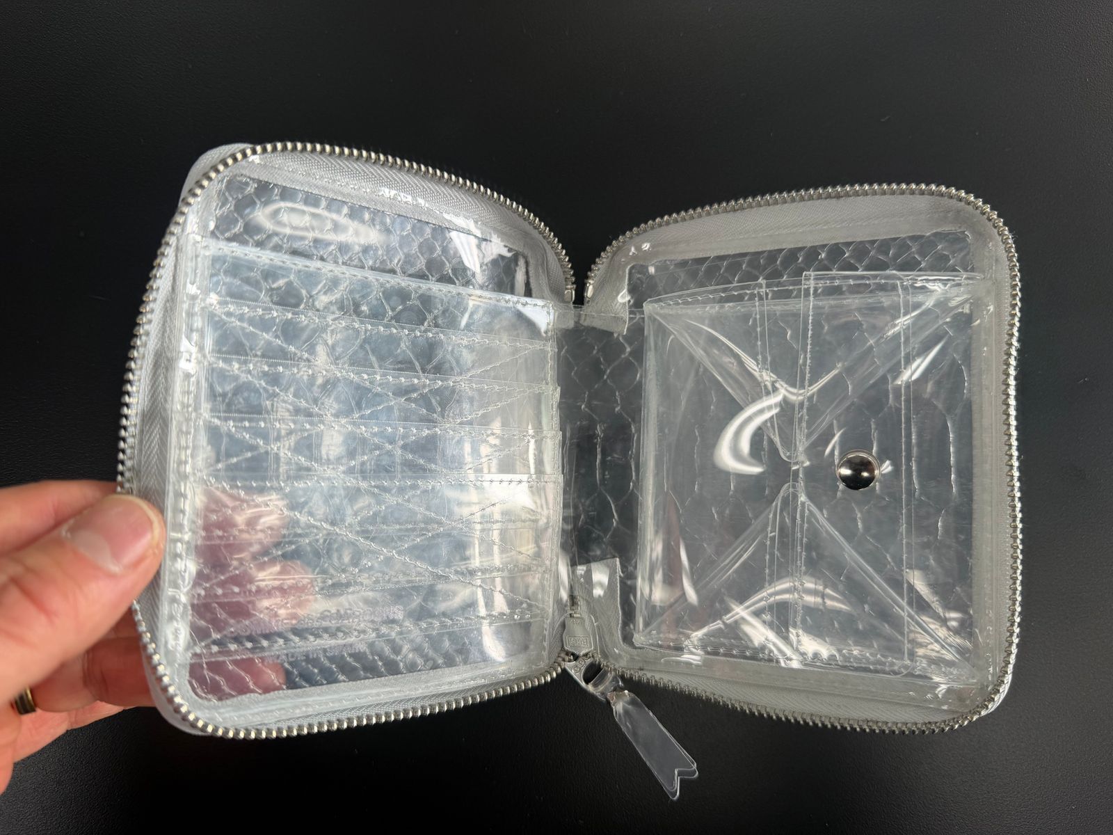 コムデギャルソン 財布 SNAKE TRANSPARENT 2つ折り財布(8Z-T210-051)☆12月再入荷致します！