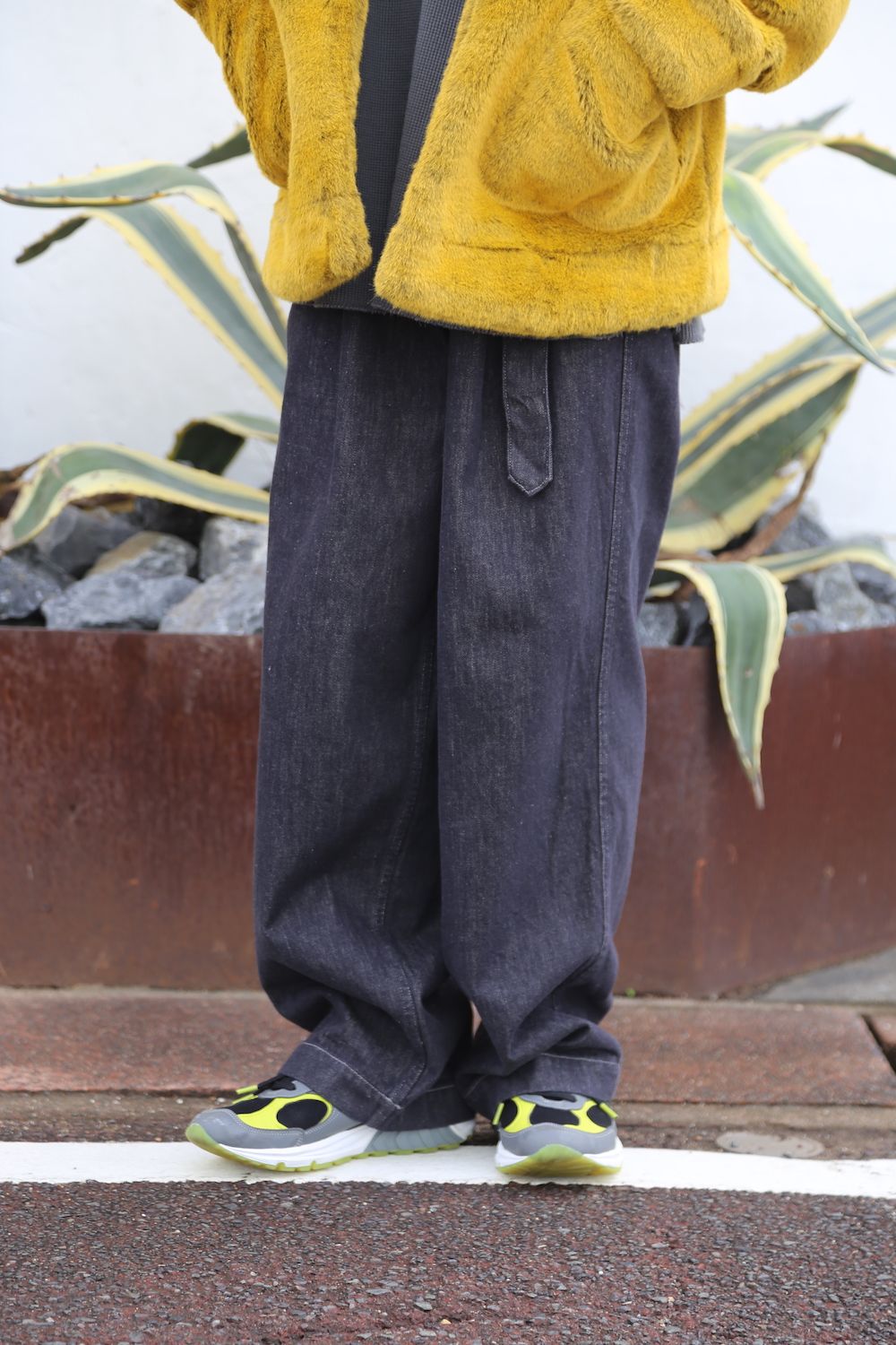 doublet HAND-PAINTED FUR JACKET