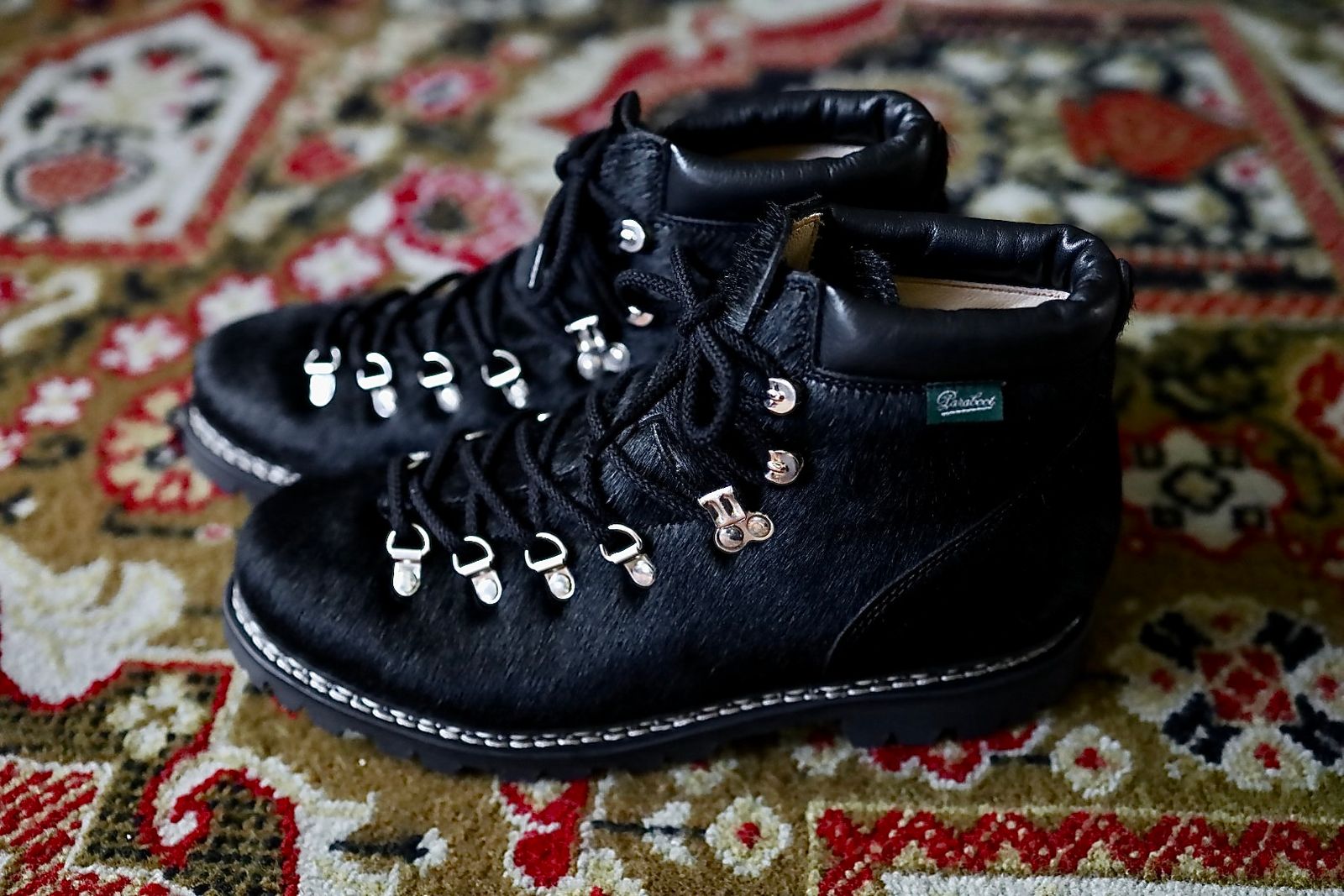 ジュンヤワタナベマン 25AW ヘアハイド PARABOOT (WP-K105-001)BLACK★新作発売!
