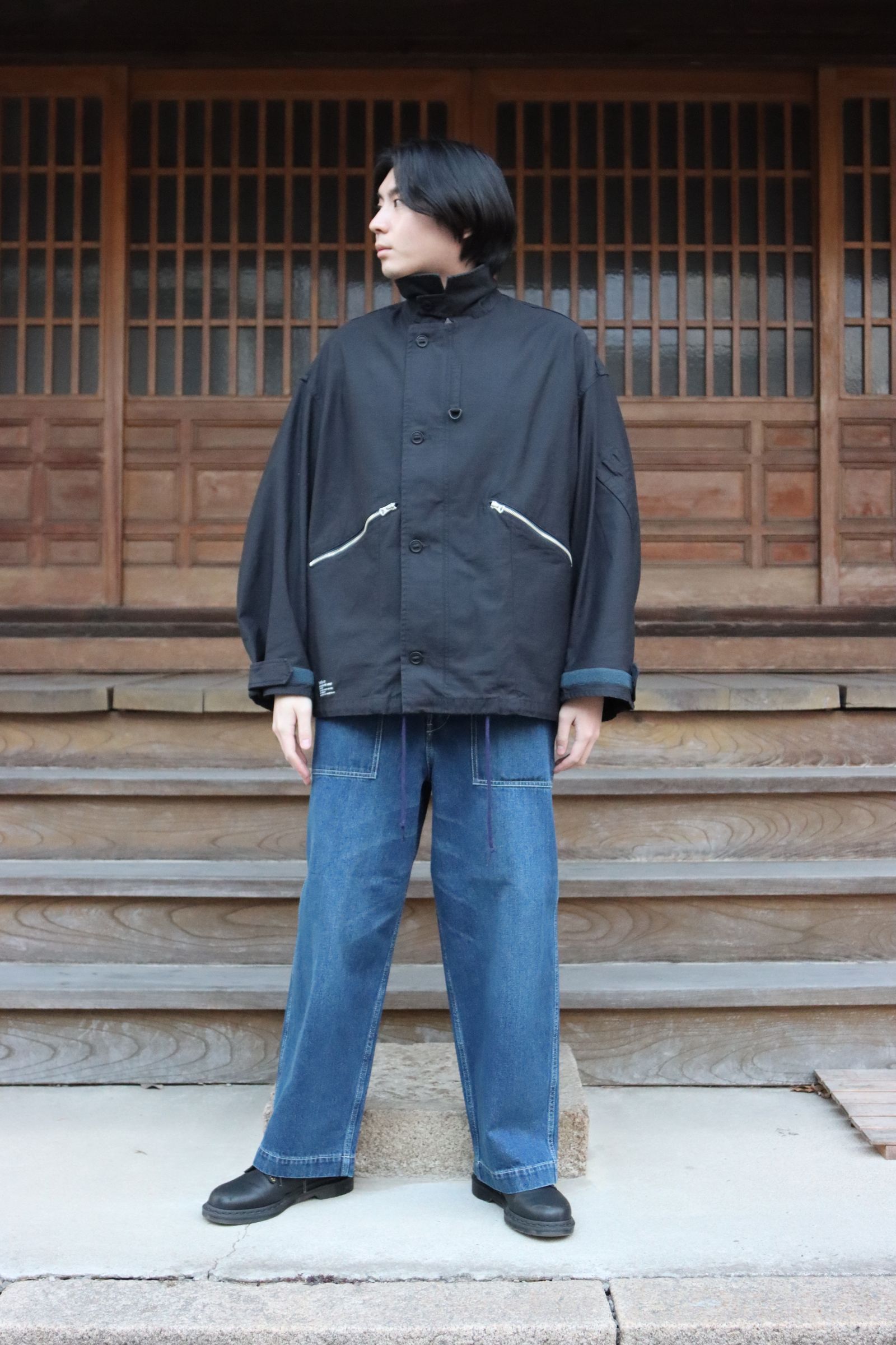 FreshService フレッシュサービス BACK SATIN FLIGHT JACKET 22ss