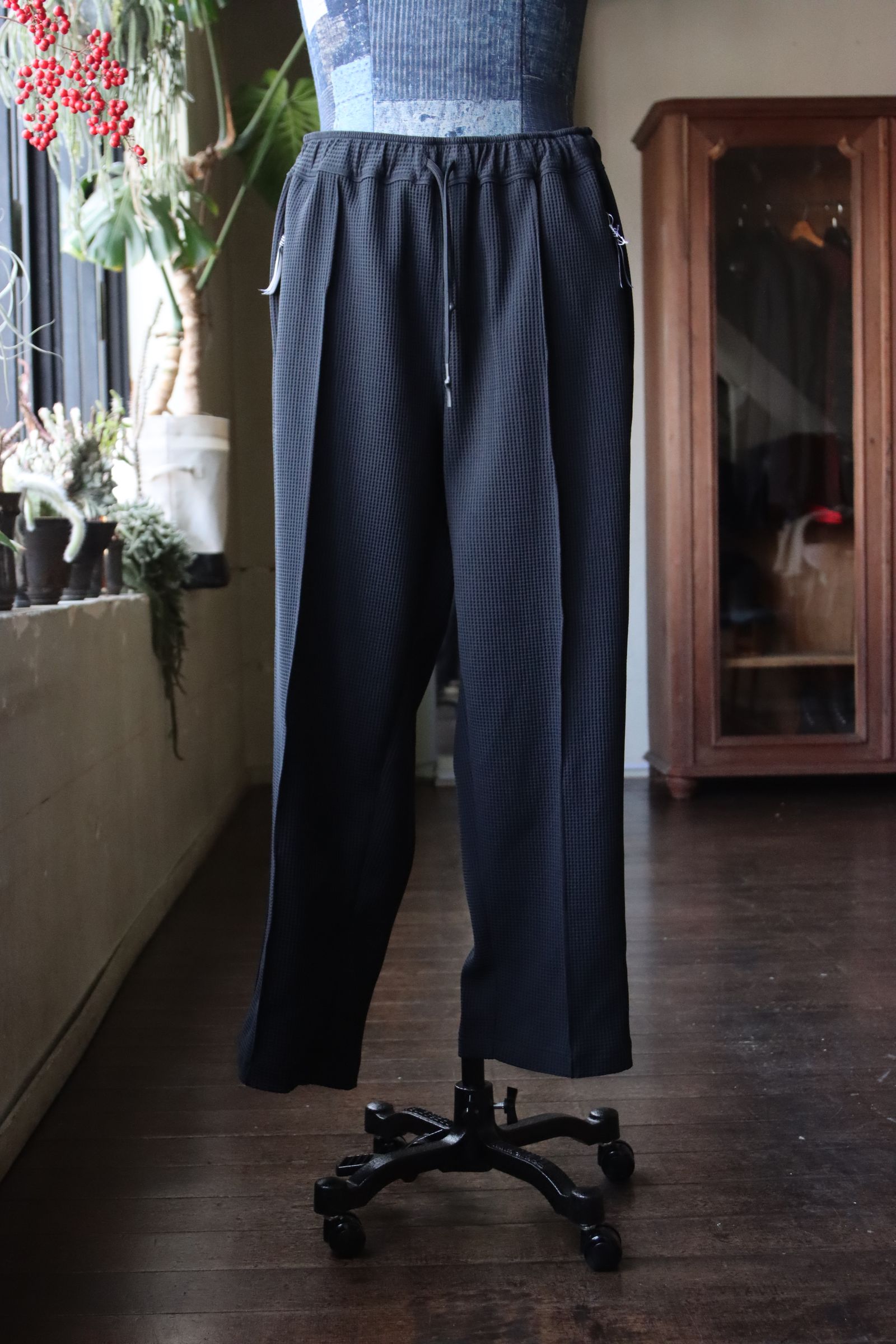 S.F.C 24SS エスエフシー WIDE TRACK PANTS(SFCSS24CS07)Black☆2月24日(土)発売！
