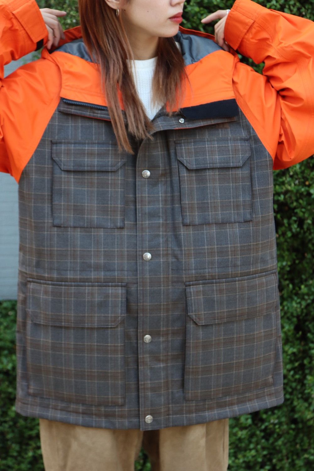 eYe JUNYA WATANABE MAN × THE NORTH FACE Wネームジャケット"BROWN×ORANGE"※10月21日(金)発売！