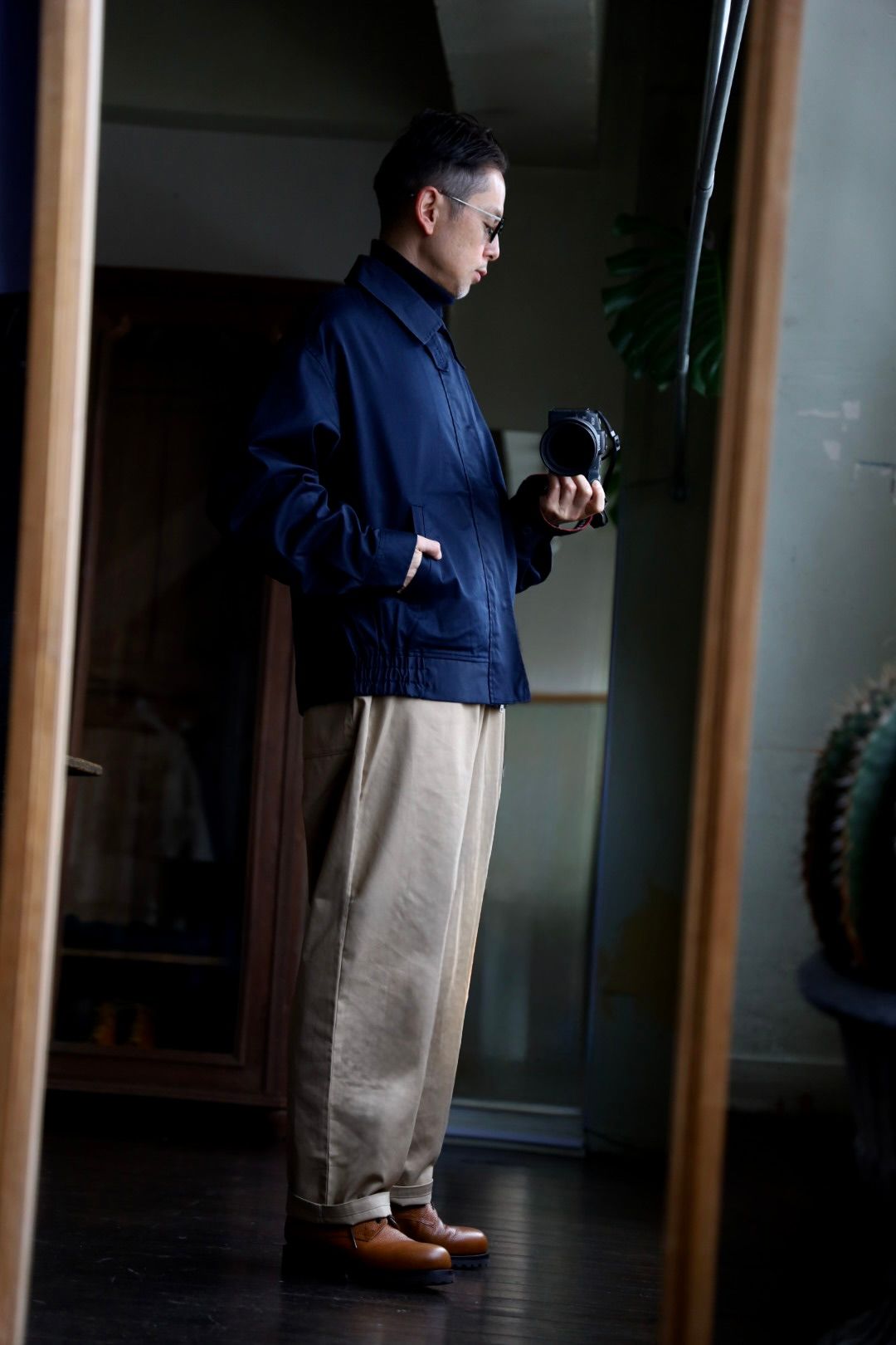 FreshService - フレッシュサービス CORPORATE BLOUSON (NAVY
