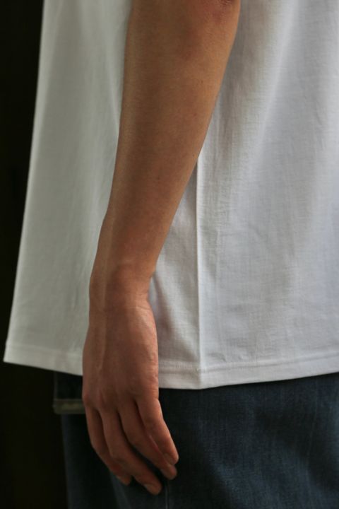 Graphpaper S/S Mock Neck Tee(GU212-70056B) style.2021.5.15.