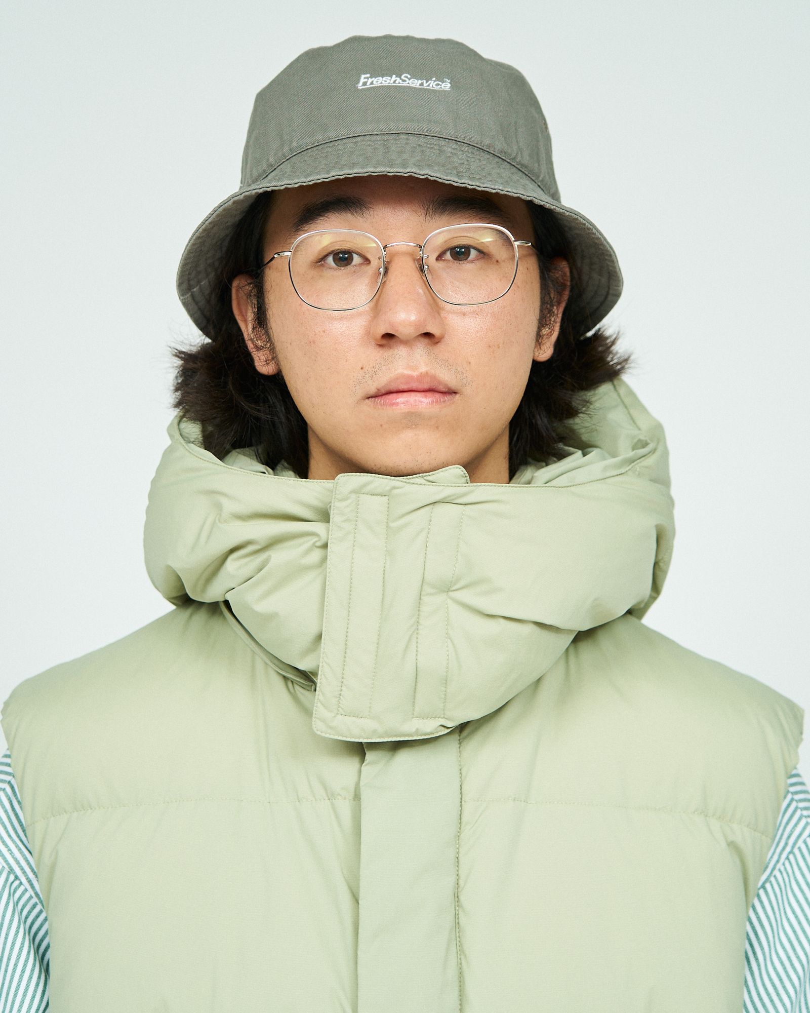 フレッシュサービス CORPORATE DOWN VEST(FSC243-10112B)BEIGE