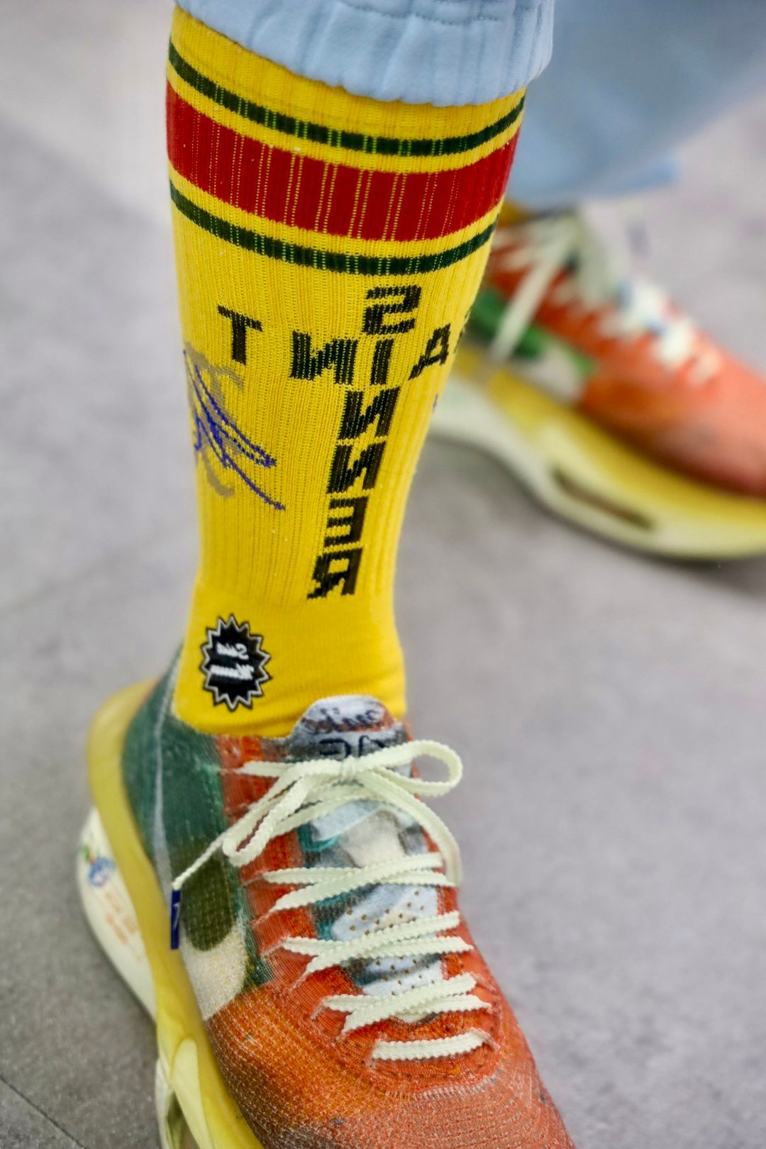 セントマイケル 26SS SW SOCKS/SAINT SW(SM-MK8-0000-C15)YELLOW