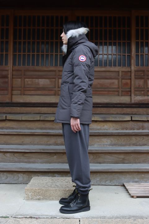 CANADA GOOSE CARSON PARKA FF"DARK GRAY"style.2021.10.17.