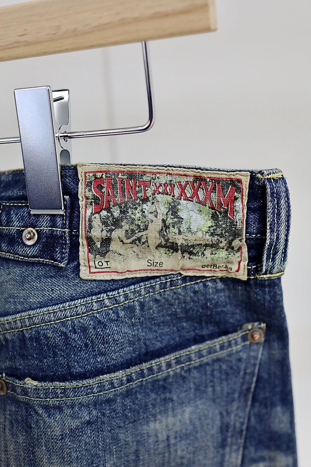 セントマイケル25AWベルベルジンコラボ BB_DENIM PNT (SM-HR1-0000-C60)DAMAGE☆12月13日(土)新作発売！