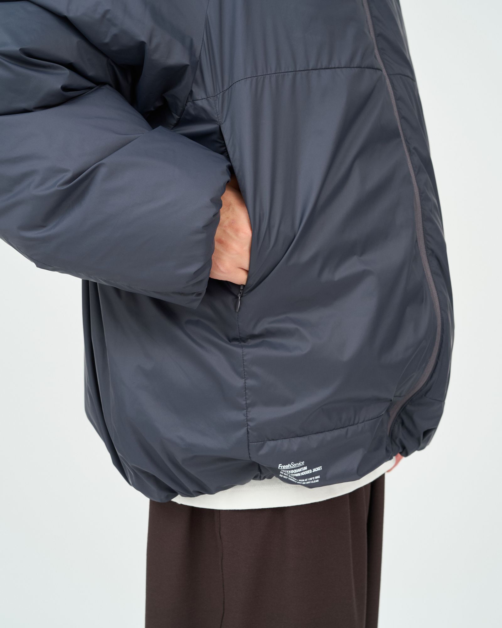 フレッシュサービス 26AW PERTEX® QUANTUM FUSION DOWN HOODED JACKET(FSC263-10101)TEAL BLUE☆10月17日(土)新作発売！