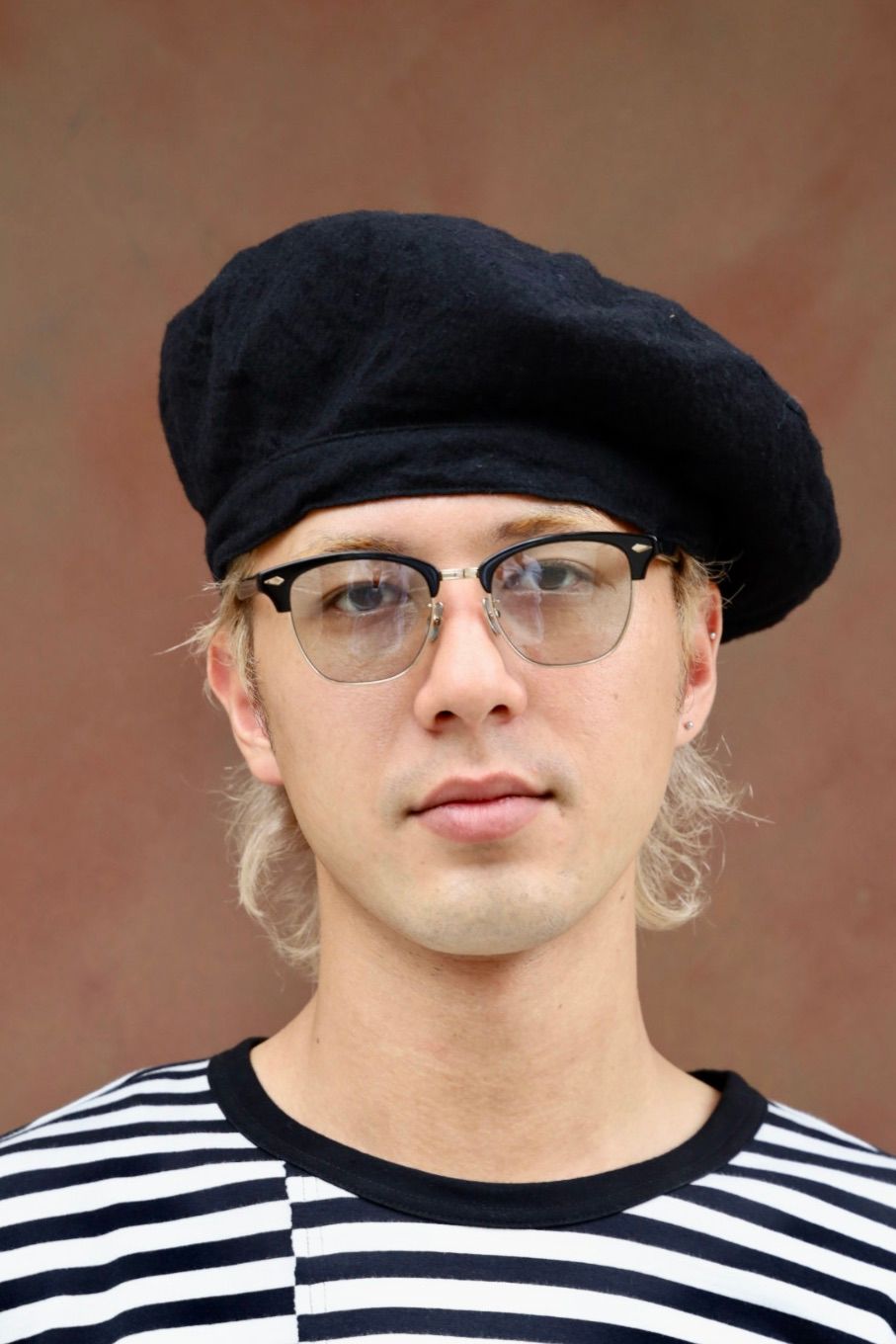 Yohji Yamamoto  新作天竺ボーダー Tシャツ MARKスタイル