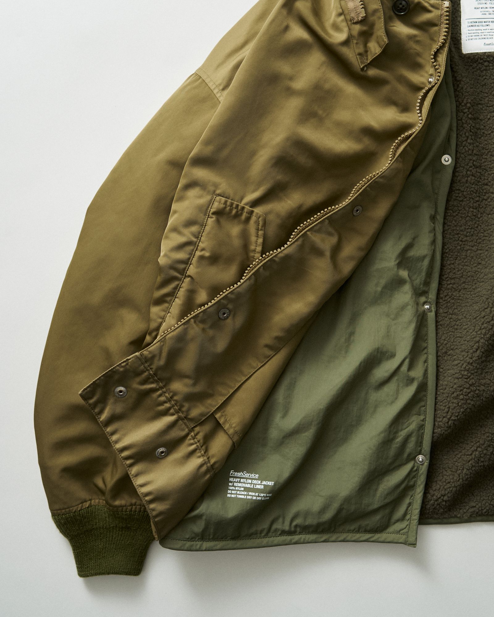 フレッシュサービス HEAVY NYLON DECK JACKET (FSC253-30140)COYOTE BROWN★10月11日(土)発売！