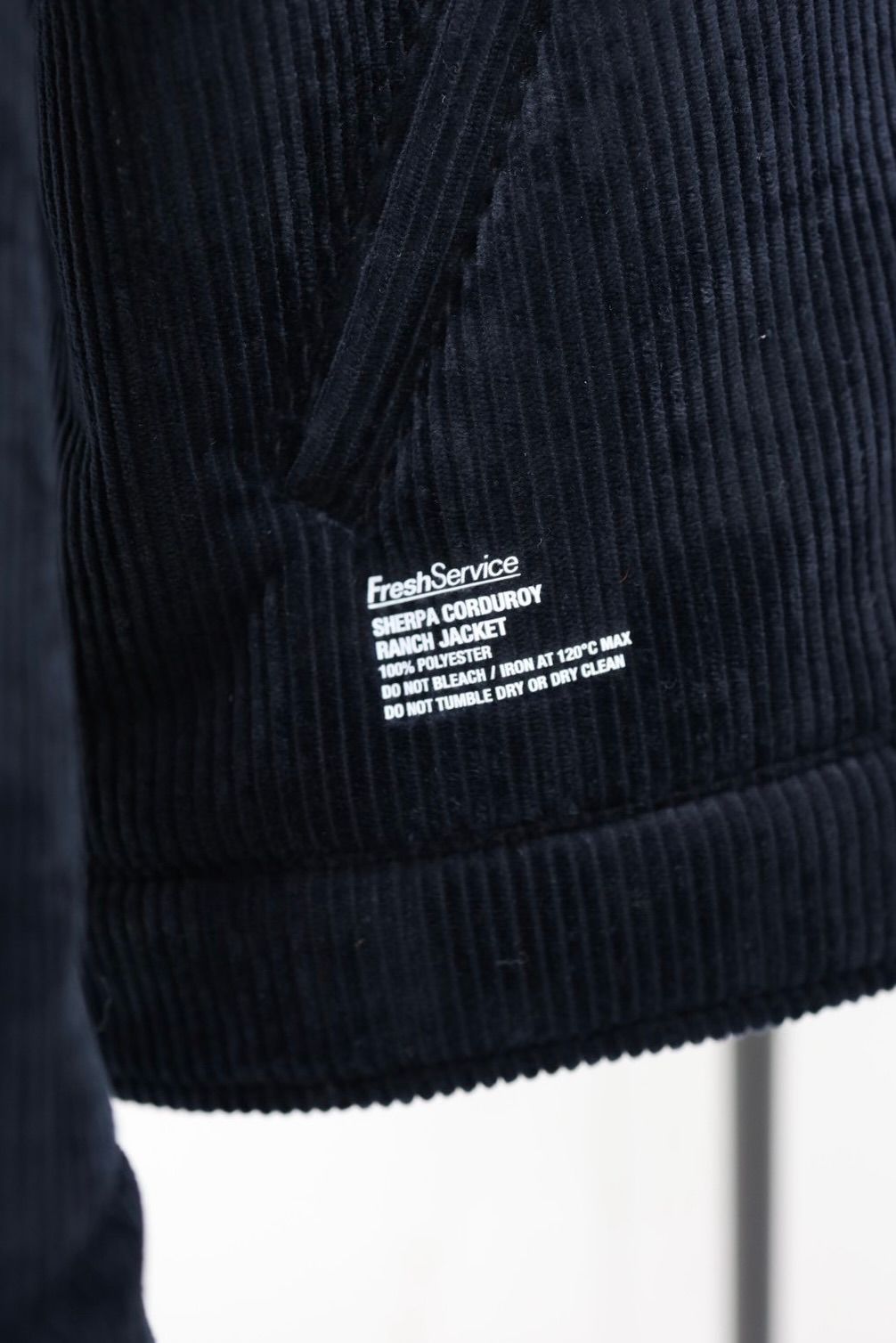 フレッシュサービス SHERPA CORDUROY RANCH JACKET(FSC254-30063)NAVY☆11月22日(土)発売！