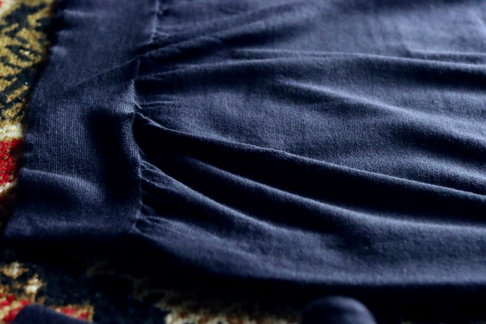 アプレッセ23AWニット Cashmere High Gauge Turtleneck Sweater(23AAP-03-05H)NAVY