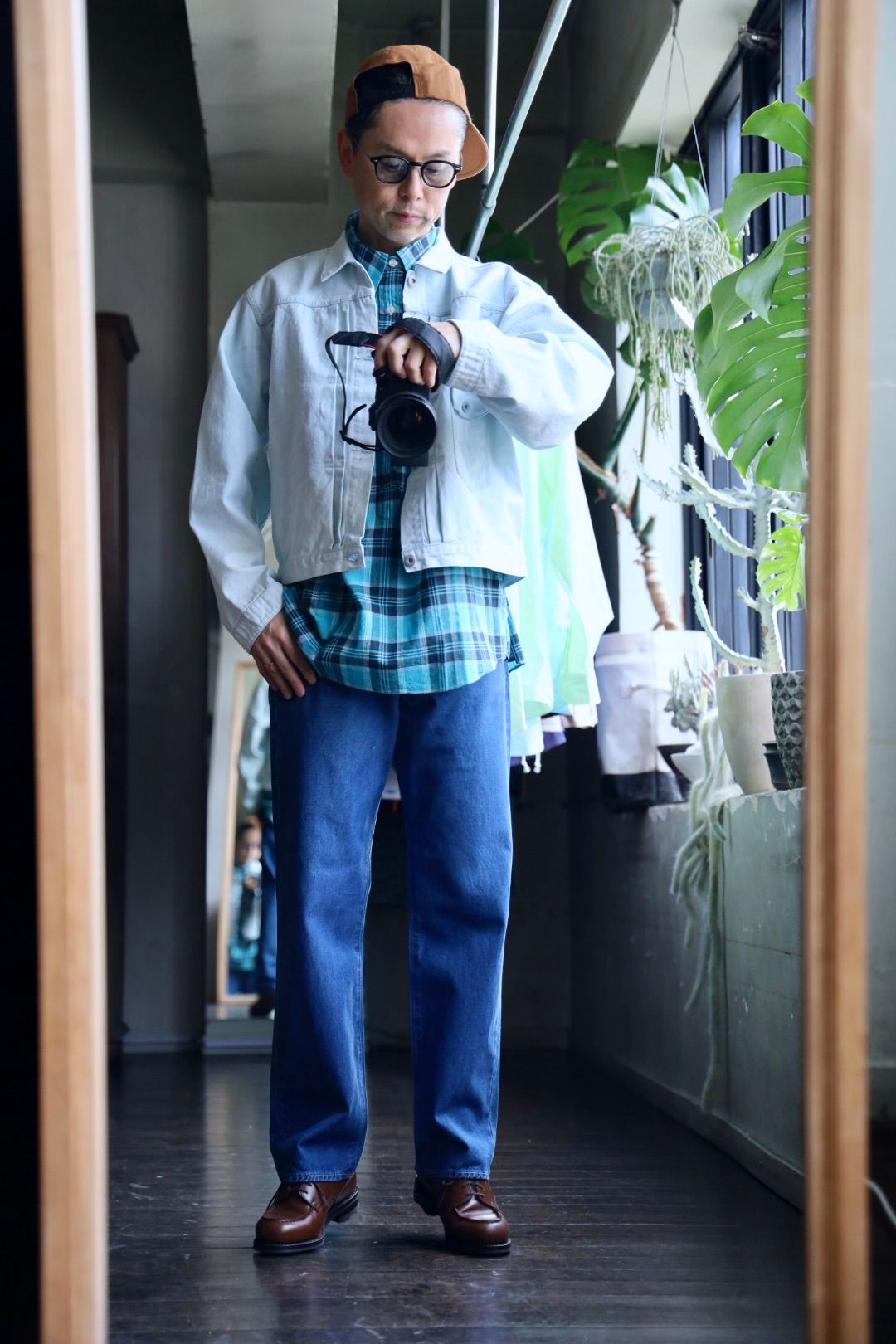 FOUNDOUR - ファウンダ 25SS DENIM TRACKER JACKET(015D251007