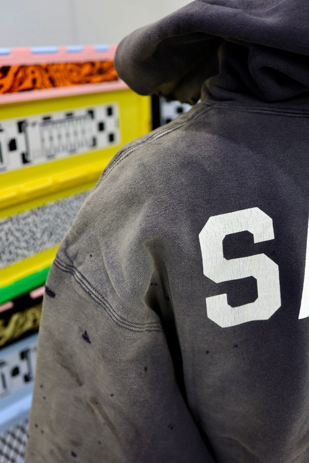 セントマイケル25AWベルベルジンコラボ BB_AFTER HOODED DBL FC /SAA(SM-HR1-0000-C58)BLACK