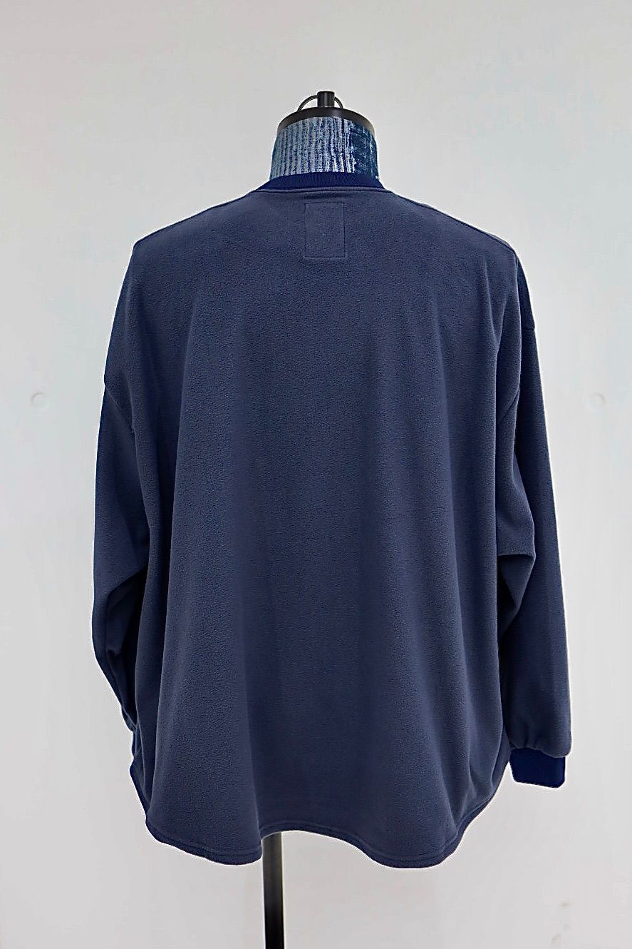 S.F.C 25FW SPOT エスエフシー FLEECE SUPER BIG LS ROUND TEE(SFCFW25CS01SP)Navy☆12月20日(土)発売！