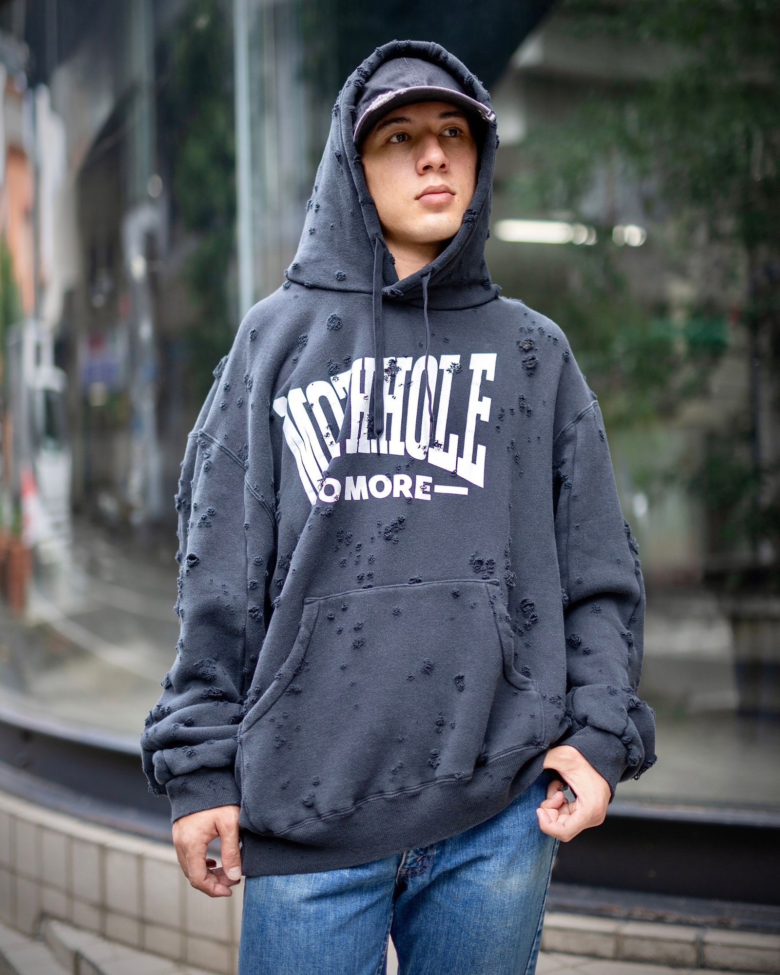 doublet 新作ZOMBIE SILHOUETTE HOODIE style | 5012 | mark