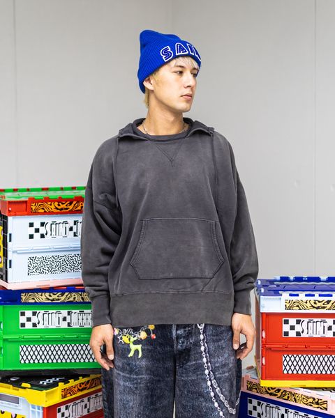 セントマイケル25AWベルベルジンコラボ BB_AFTER HOODED HOODIE(SM-HR1-0000-C54)BLACK☆11月8日(土)発売！